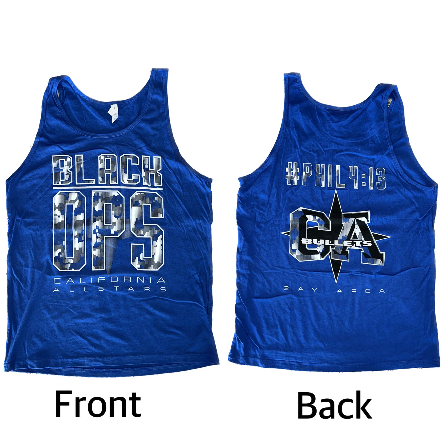 Black Ops Blue Tank Top