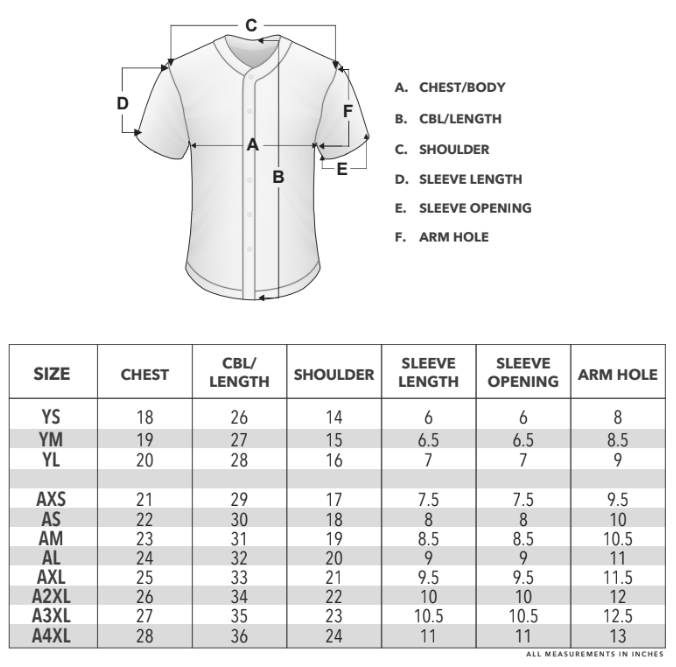 Sublimated Team Baseball Jersey 25-26 (Livermore)