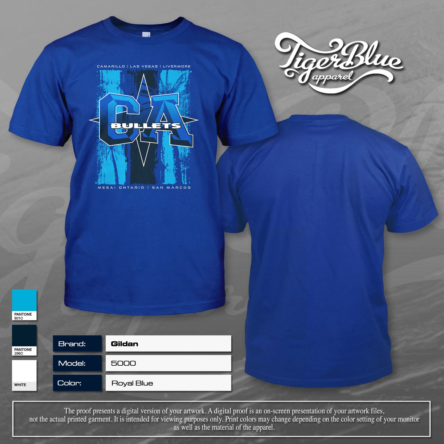 Blue Palm T-Shirt