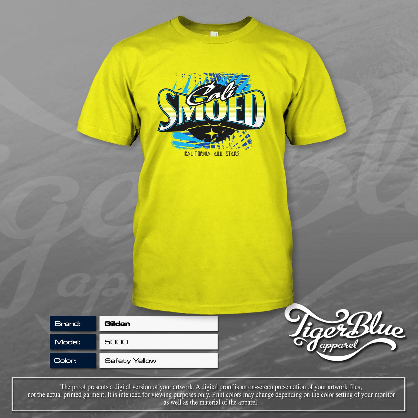 Neon Cali Smoed t-shirt