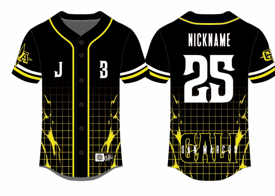 Sublimated Team Baseball Jersey 25-26 (San Marcos)