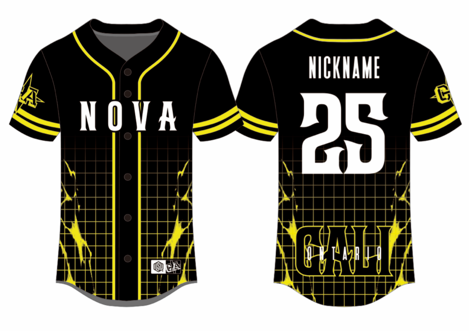 Sublimated Team Baseball Jersey 25-26 (Ontario)