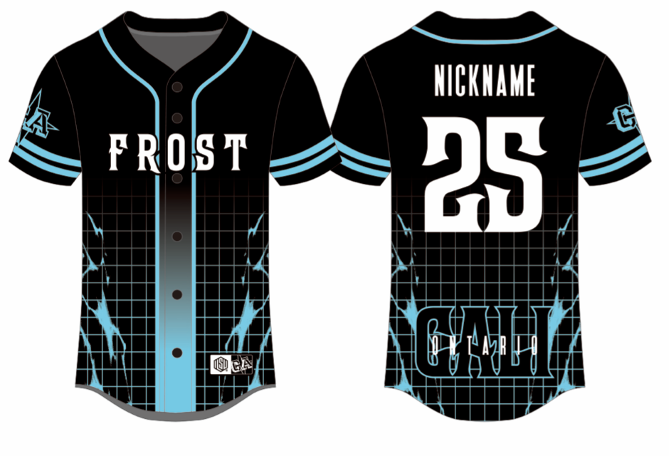 Sublimated Team Baseball Jersey 25-26 (Ontario)