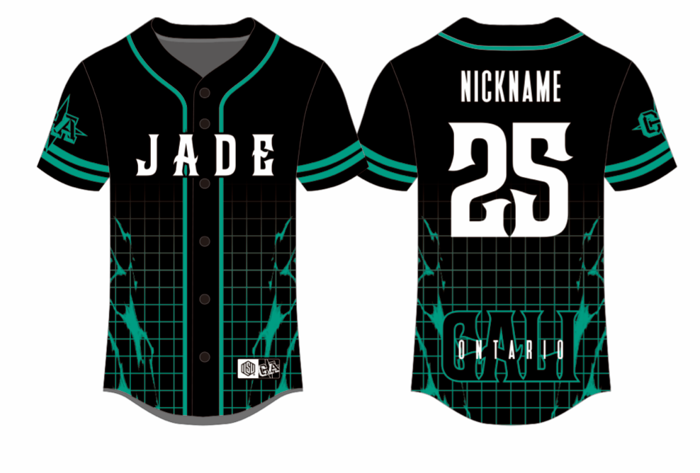 Sublimated Team Baseball Jersey 25-26 (Ontario)
