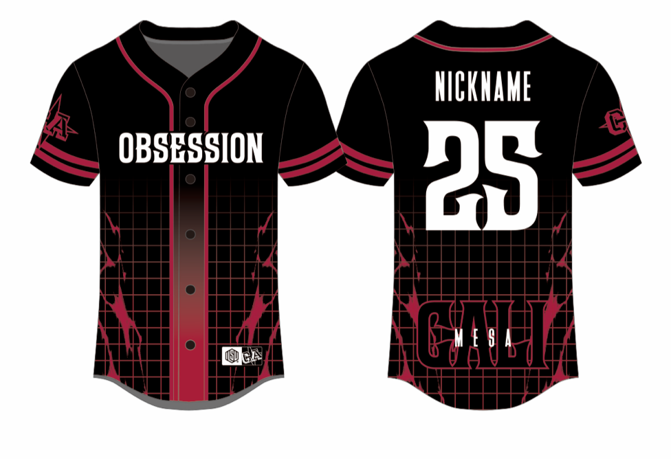 Sublimated Team Baseball Jersey 25-26 (Mesa)