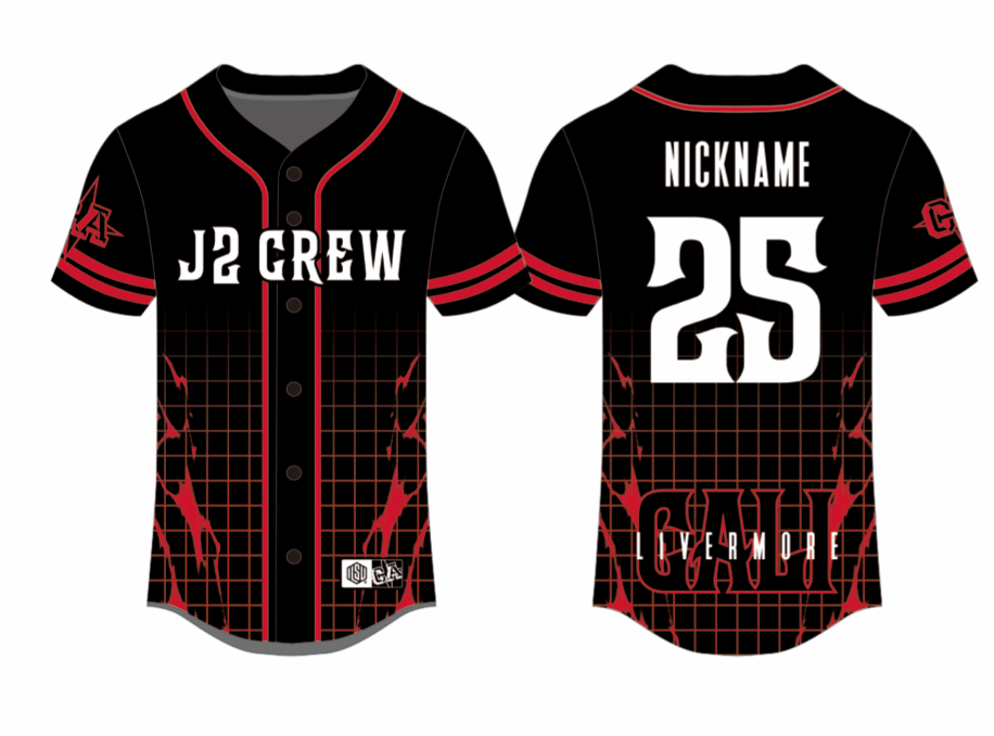 Sublimated Team Baseball Jersey 25-26 (Livermore)