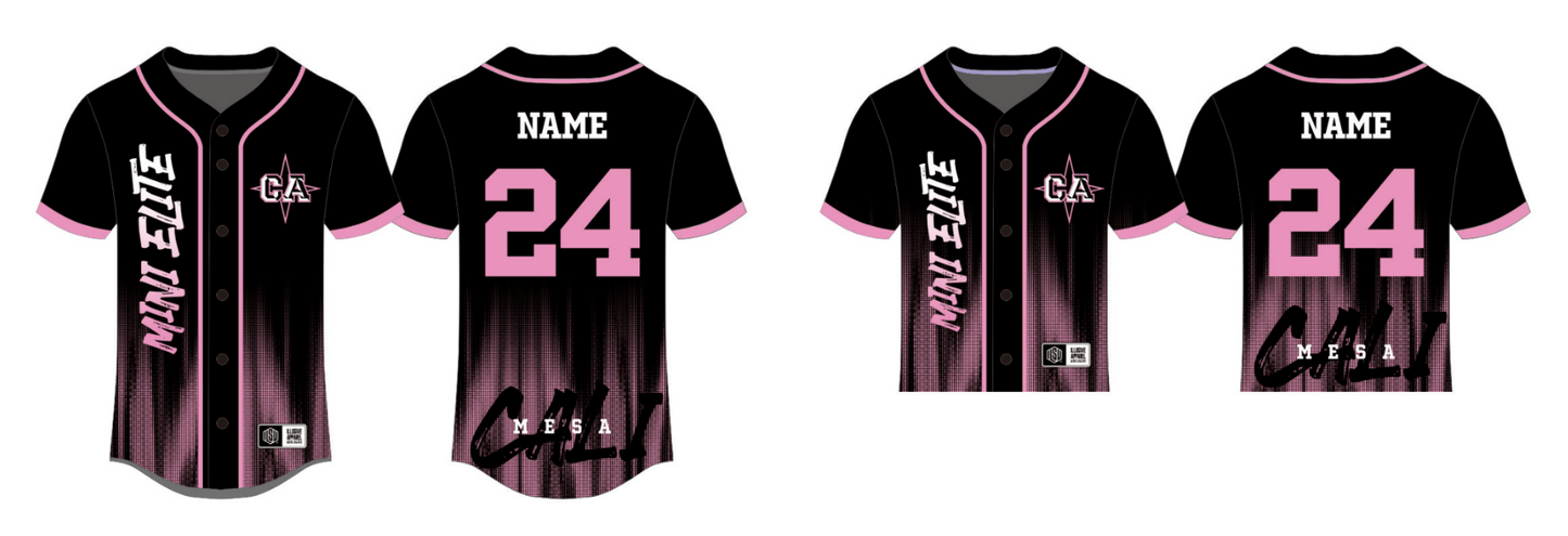 Sublimated Team Baseball Jersey 24-25 (Mesa)