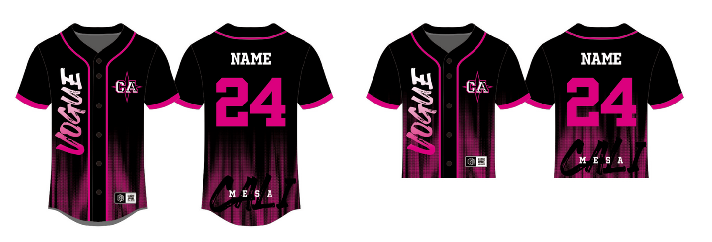 Sublimated Team Baseball Jersey 24-25 (Mesa)