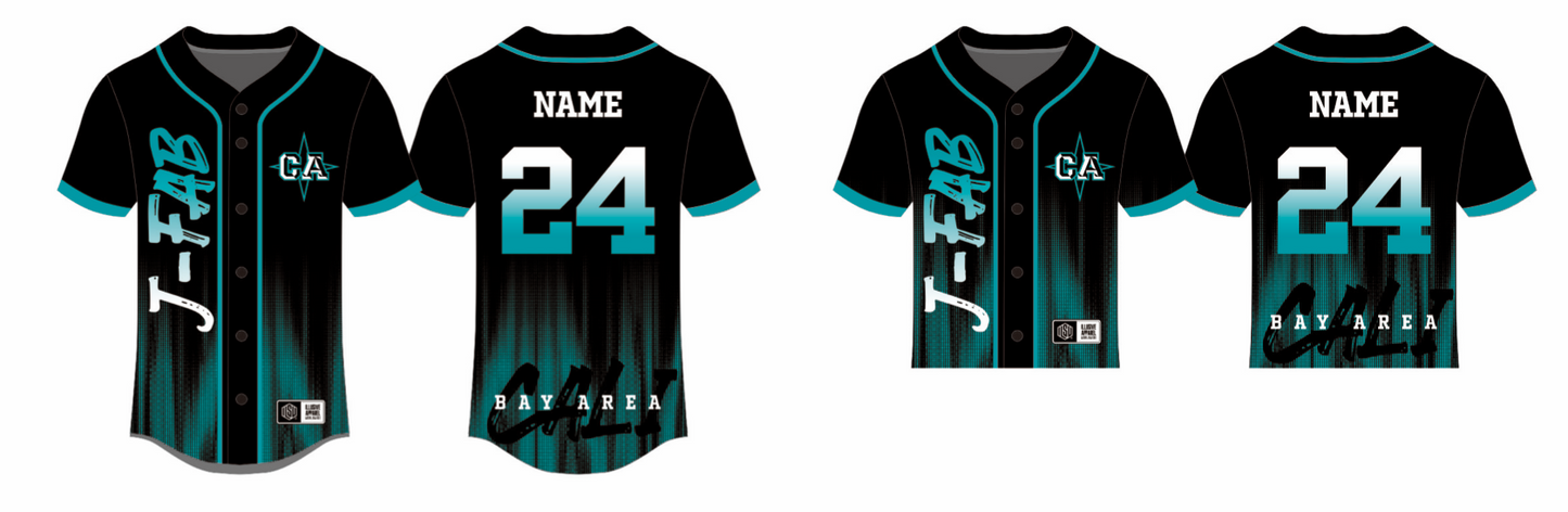 Sublimated Team Baseball Jersey 24-25 (Livermore)