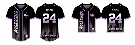 Sublimated Team Baseball Jersey 24-25 (Camarillo)