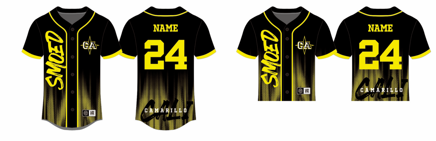 Sublimated Team Baseball Jersey 24-25 (Camarillo)