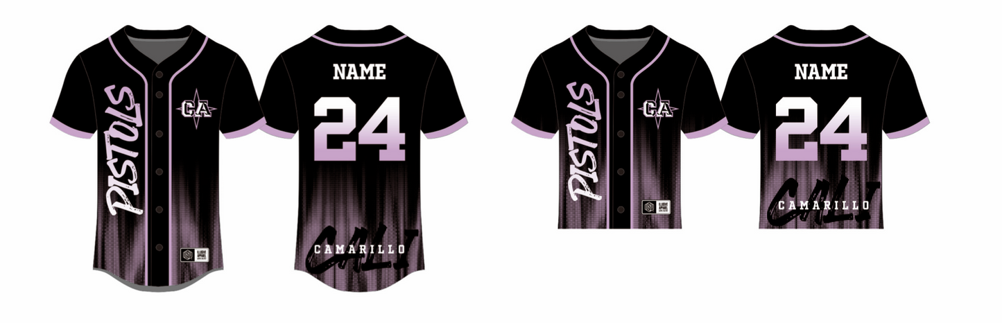 Sublimated Team Baseball Jersey 24-25 (Camarillo)