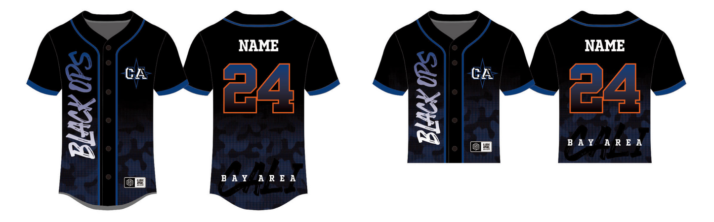 Sublimated Team Baseball Jersey 24-25 (Livermore)