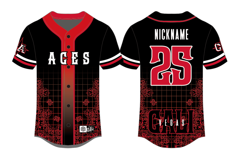 Sublimated Team Baseball Jersey 25-26 (Las Vegas)