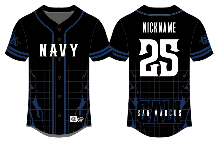 Sublimated Team Baseball Jersey 25-26 (San Marcos)