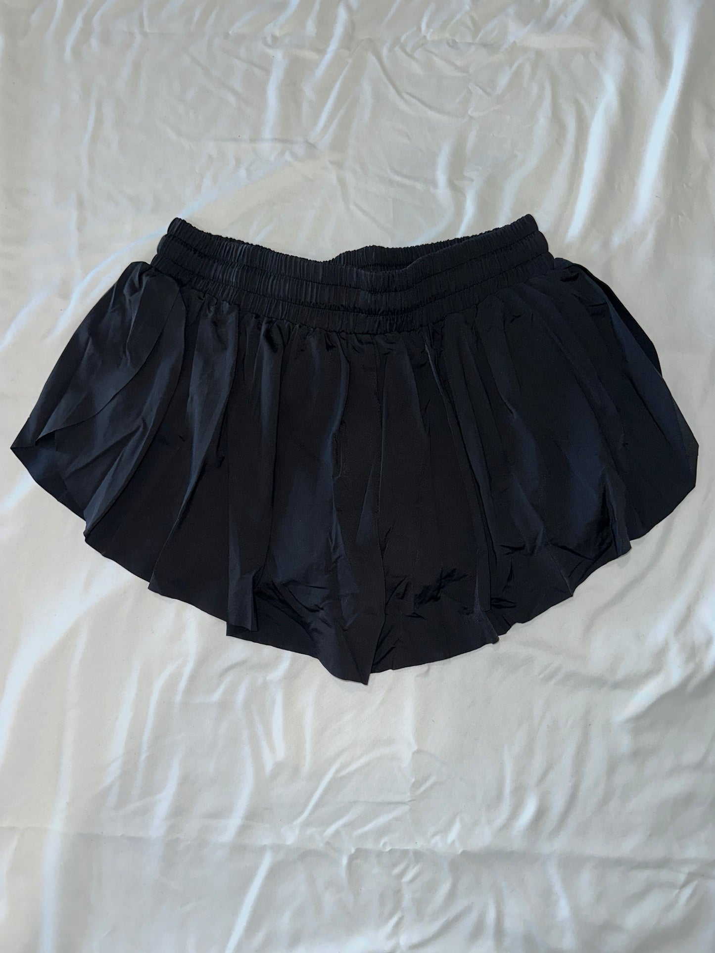 Black Butterfly Shorts with CA Logo