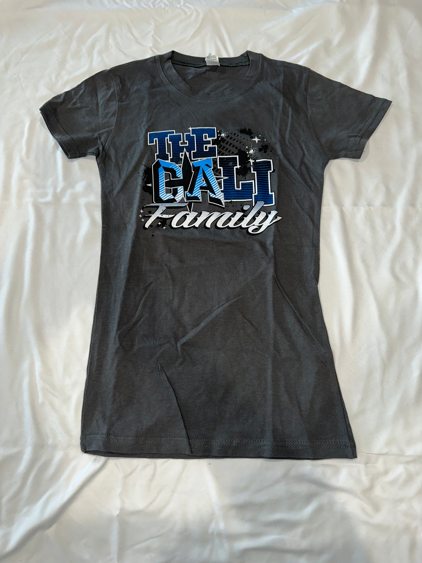 Youth Fitted Grey CALI FAMILY T-Shirt